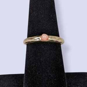 (2/$20) V. Pink Stone Cabochon Ring